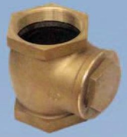 Single-flap check valve