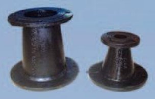 Double-flanged reducer