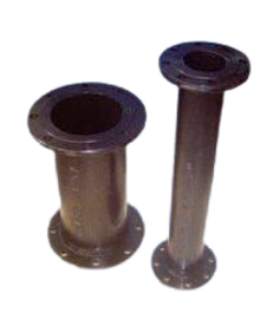 Double flanged pipe