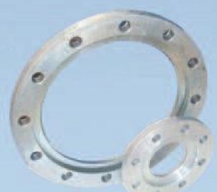Galvanised steel backing flange