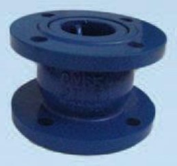 Axial disc check valve